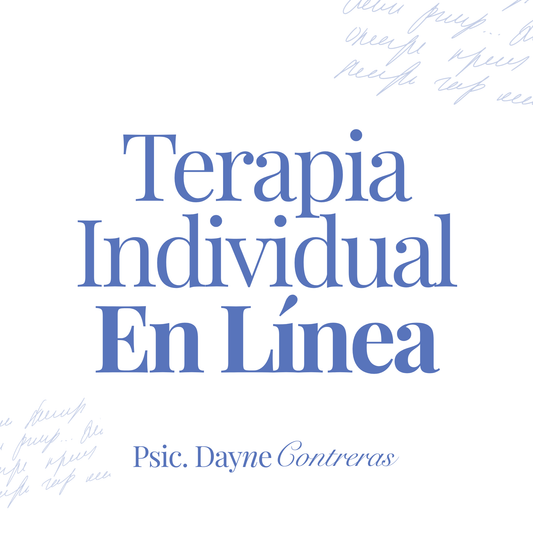 Sesión de Terapia Individual En Línea