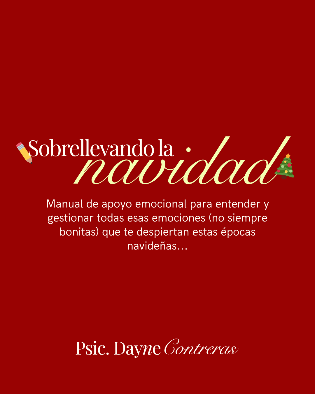 Sobrevive a esta navidad 🎄🫂🤍