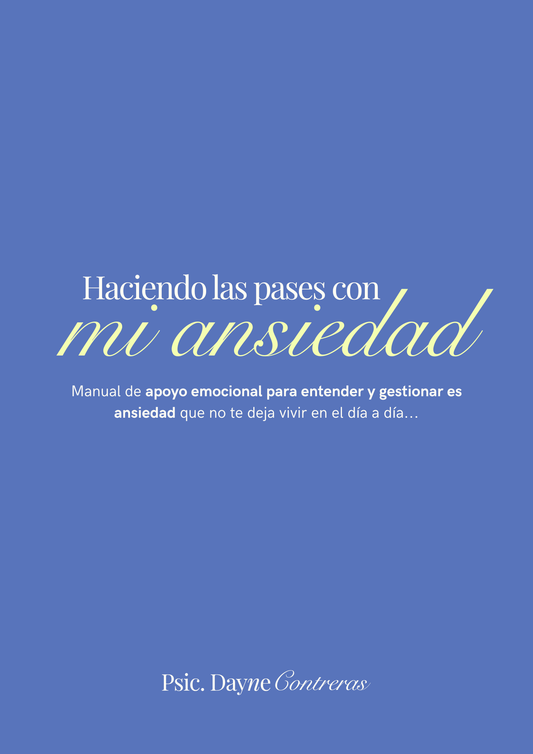 Haciendo las pases con mi ansiedad ❤️‍🩹🧠